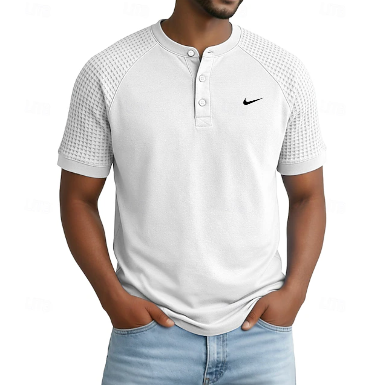 Everyday Raglan Henley Shirt