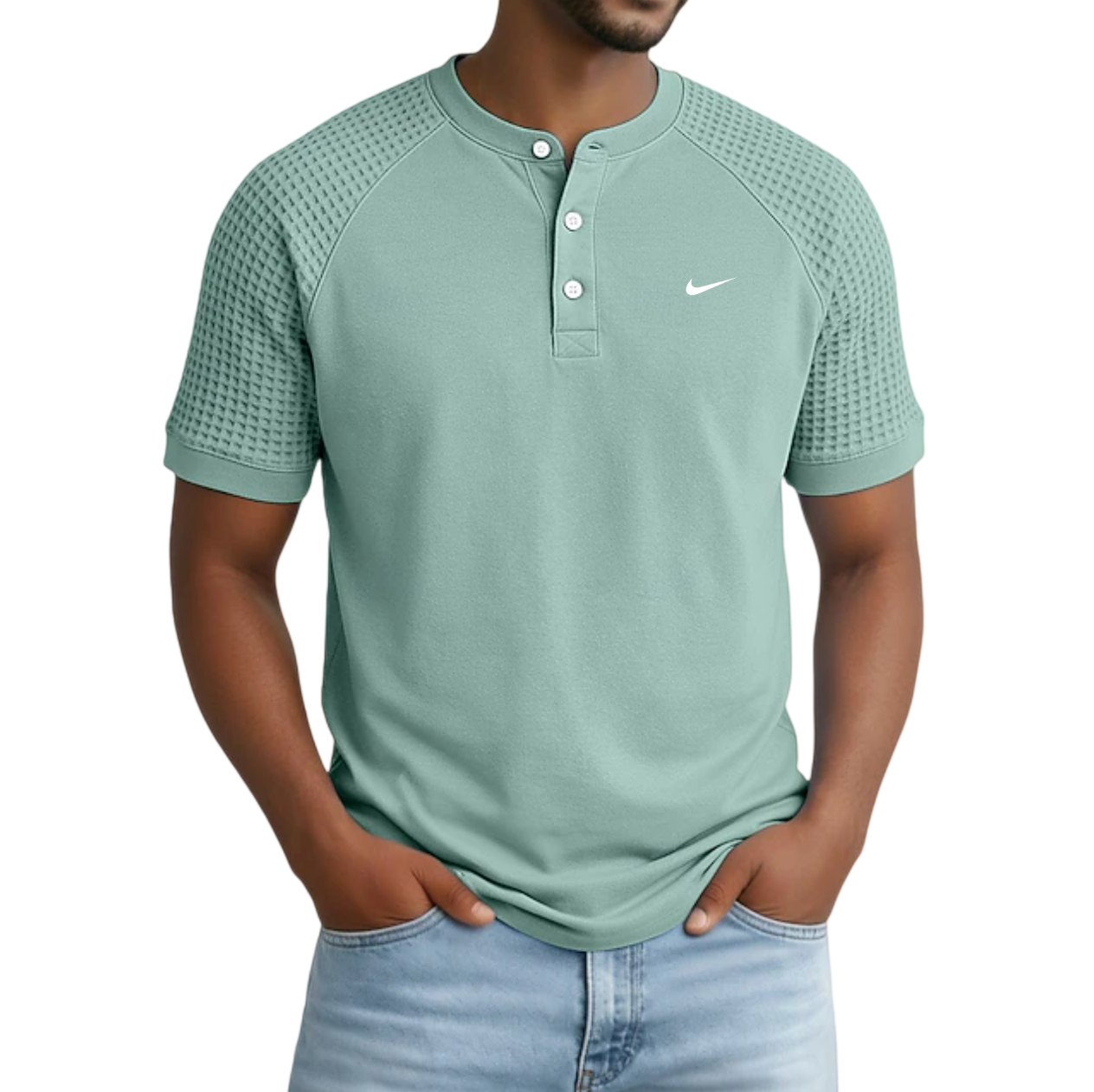 Everyday Raglan Henley Shirt