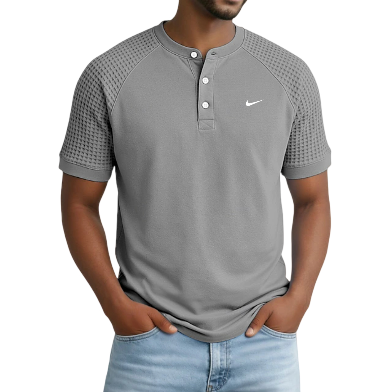 Everyday Raglan Henley Shirt