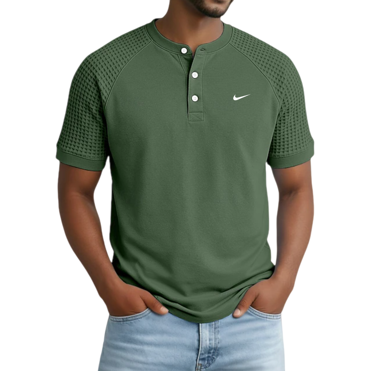 Everyday Raglan Henley Shirt